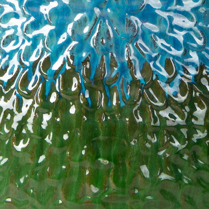 Azul over Apple Green